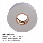 3M 3/4 in. x 66 ft. Vinyl Color Coding Electrical Tape, Gray - 35-GRAY-3/4