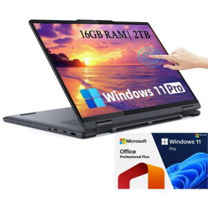 Lenovo Yoga 7 16" 2-in-1 Touch, Ryzen 7 8840HS, 16GB RAM, 1TB SSD, Win11 Pro + Office
