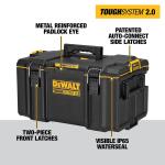 DEWALT TOUGHSYSTEM 2.0 22 in. W Modular Tool Box (DWST08300)