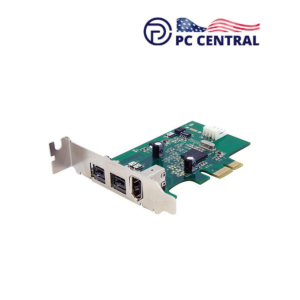 StarTech 3-Port 2b 1a 1394 Low Profile PCI Express FireWire Adapter Card