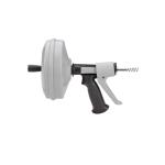 RIDGID Kwik-Spin+ ¼ in. x 25 ft. Drain Cleaning Snake Auger with Autofeed Trigger (57038)