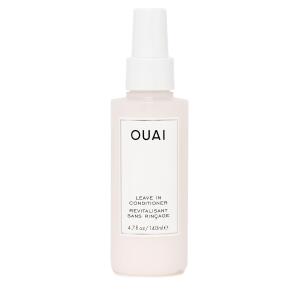 OUAI Leave In Conditioner & Heat Protectant Spray, 4.7 oz, Prime Hair for Style, Smooth Flyaways, Add Shine and Use as Detangling Spray, No Parabens, Sulfates or Phthalates