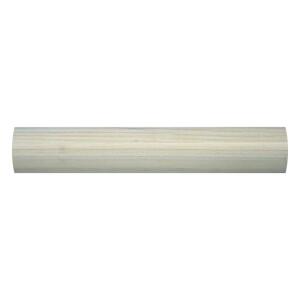 Everbilt 72 in. Heavy-Duty Coastal White Wood Closet Rod (65363)