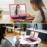 NBD 10.1" Android 12 Mini Laptop Quad-Core Netbook for Kids with Bag and Mouse