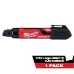 Milwaukee INKZALL Black Extra Large Chisel Tip Jobsite Permanent Marker (48-22-3260)