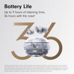 Like New - Beats Studio Buds True Wireless Noise Cancelling Earbuds, - Transparent