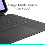 Logitech Combo Touch iPad Pro 11-inch​ (M4)(2024) Keyboard Case Multi-use Mode - Midnight Black