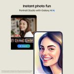 SAMSUNG Galaxy S24 Cell Phone, 128GB AI Smartphone, Unlocked Android US Version, 2024, Cobalt Violet (Used)