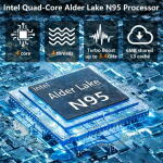 Restored SANPTENT 16" Laptop, Intel Celeron N95, 16GB RAM, 512GB SSD, Win 11 Pro