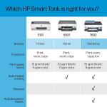 HP Smart -Tank 6001 Wireless Cartridge-Free all in one printer