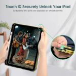 Fintie Case for iPad 10th Generation 10.9 Inch (2022), Multi-Angle Viewing Protective Stand Cover with Pencil Holder & Pocket, Auto Sleep/Wake (sunflowers)