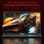 Acemagic 15.6" FHD Gaming Laptop, Ryzen 7 5700U up to 4.3GHz, 16GB RAM, 512GB SSD, Win 11 Pro