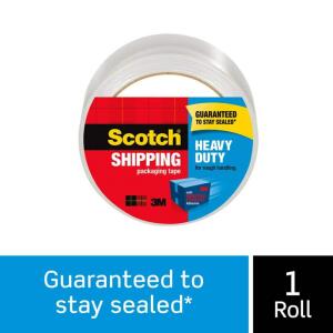 Scotch 1.88 in. x 54.6 yds. Heavy Duty Clear Shipping and Packaging Tape (3850-DC)