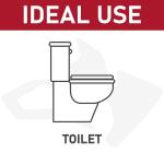 Husky 3 ft. Toilet Drain Snake Hand Auger (82-972-111)