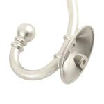 Everbilt Satin Nickel Decorative Coat and Hat Hook (15559)