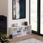 ClosetMaid 19 in. H x 24 in. W x 12 in. D White Wood Look 15-Cube Storage Organizer (898300)