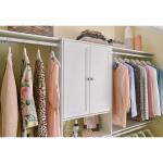 ClosetMaidSelectives 30 in. - 48 in. White Adjustable Teardrop Closet Rod (7042)