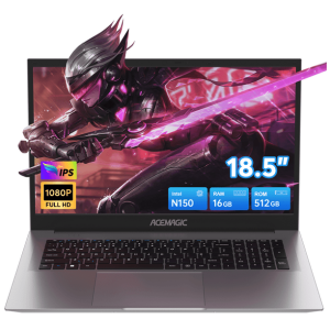 NIPOGI AX18 18.5" FHD Laptop, Intel Alder Lake N150, 16GB RAM, 512GB SSD, Windows 11 Pro