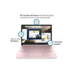 HP 14" HD, Celeron N4120, 4GB RAM, 64GB eMMC, Win 11, Pink