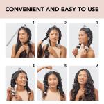 Kitsch Satin Overnight Hair Curlers Set, Silver Heatless Curling Rods, Soft Rollers and Headband for No Heat Curls