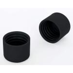 Everbilt1-1/4 in. Plastic Pole End Caps-Matte Black (EH-WSTHDUS-542)
