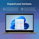 Lenovo Ideapad 3 15.6" FHD Laptop, Ryzen 5 5500U, 8GB RAM, 256GB SSD, Win 11 Home, Sand – 82KU01RKUS