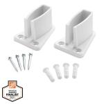 Everbilt Fixed Mount Rod Shelf Bracket-Package of 2 (90191)
