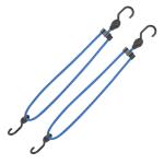 HDX22 in. to 32 in. Adjustable Super Strong Bungee, Blue (2-Pack) (9377)