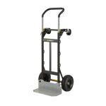 Gorilla 800 lbs. Capacity Convertible Steel Hand Truck, Wide Dual Mode Adjustable Height Handle, Simple/Safe Flatbed Conversion (GH2-8)