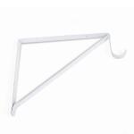 Everbilt 14 in. L White Steel Closet Rod Shelf Bracket (EH-WSTHDUS-310)