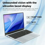 KeeUiU 15.6" FHD, Celeron N5095, 24GB RAM, 512GB SSD, Win 11 Pro