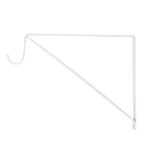 Everbilt 14 in. L White Steel Closet Rod Shelf Bracket (EH-WSTHDUS-310)