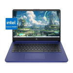 HP 14" HD Laptop, Celeron N4020, Windows 11 Home, Blue