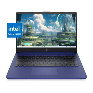 HP 14" HD Laptop, Celeron N4020, Windows 11 Home, Blue