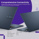 ASUS Vivobook 17.3" FHD, i3-1215U, 8GB RAM, 512GB SSD, Win 11 Home, Blue