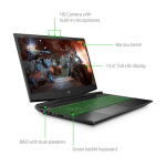 HP Pavilion 15.6" Gaming Laptop, i5-9300H, GTX 1050, 8GB RAM, 256GB SSD (15-dk0051wm)