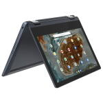 Lenovo 11.6" Touchscreen Chromebook, MediaTek MT8183, 4GB RAM, 64GB Storage, Chrome OS, Black