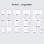 Hampton Bay Declan 1 Gang Duplex Steel Wall Plate - Almond (935DALHB)