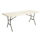 Lifetime 6 ft. Fold-in-Half Table: Almond (80454)
