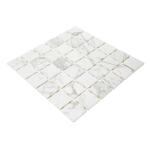 Marazzi EpicClean Milton Arabescato Marble 12 in. x 12 in. Glazed Ceramic Mosaic Tile (1 sq. ft. / piece) (ML4022ECHD1P2)