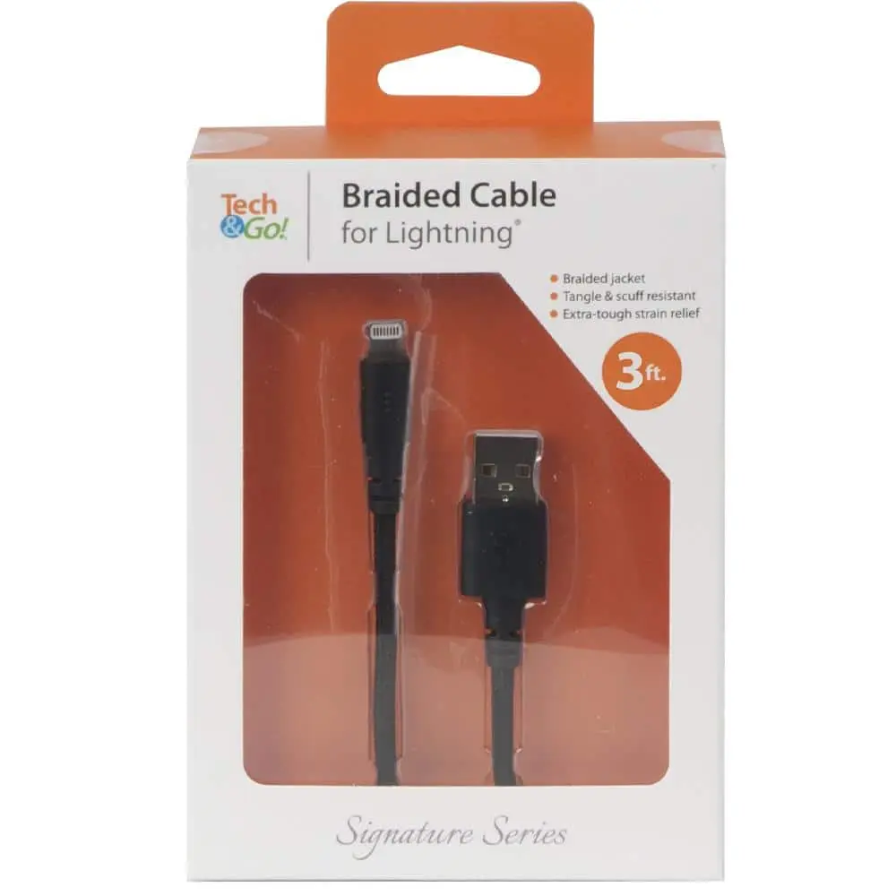 3 ft. Cable for Lightning, Blue (131 1277 TG3)