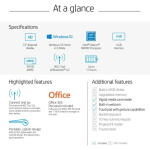 HP 14" Laptop, Celeron N4000, 4GB RAM, 64GB Storage, Windows 10S, Blue (14-cb171wm)