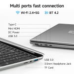 Jumper 15.6" Windows 11 Laptop, Intel Celeron 5205U, 4GB RAM, 128GB Storage