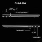 HP Envy 17.3" Touchscreen Laptop, Core Ultra 7 155H, 64GB DDR5, 4TB SSD, Windows 11 Pro, Grey