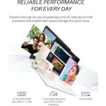 HP 14" HD Laptop, Intel Quad-Core, 16GB RAM, 64GB eMMC + 256GB Micro SD, Windows 11 S Mode, Snowflake White