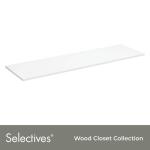 ClosetMaid Selectives 48 in. L x 14 in. D White Laminate Wall Mounted Shelf (7034)