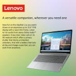Lenovo IdeaPad 1 15.6" Laptop, Intel Dual-Core, 20GB RAM, 128GB eMMC + 1TB SSD, Windows 11 Home, Grey