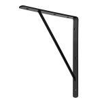 Everbilt 10 in. x 8 in. Black Medium Duty Shelf Bracket (14287)