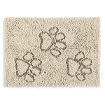Home Dynamix Comfy Pooch Clean Paw Beige/Brown 21 in. x 30 in. Door Mat For Pets (1-CPP-161)