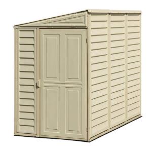Duramax Building Products Sidemate 4 ft. x 8 ft. Vinyl Shed with Foundation 29.25 sq. ft. (06625)